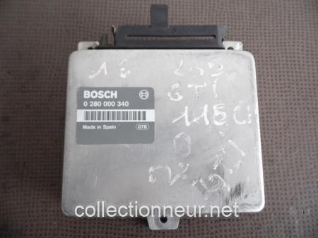CALCULATEUR MOTEUR 0280000340 PEUGEOT 205 1,6 GTI 115 CV