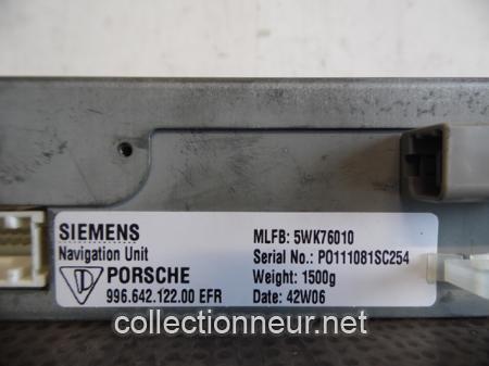 LECTEUR DVD NAVIGATION 99664212200EFR PORSCHE 996 & 986