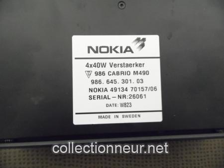 AMPLIFICATEUR AUDIO 98664530103 PORSCHE BOXSTER 986